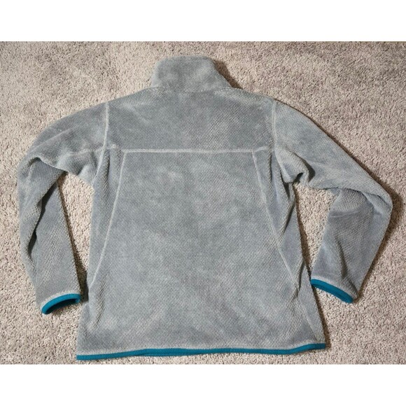 Patagonia Re-Tool Pullover Sweater Snap-T Fleece Gray Teal Size Medium - Picture 2 of 6
